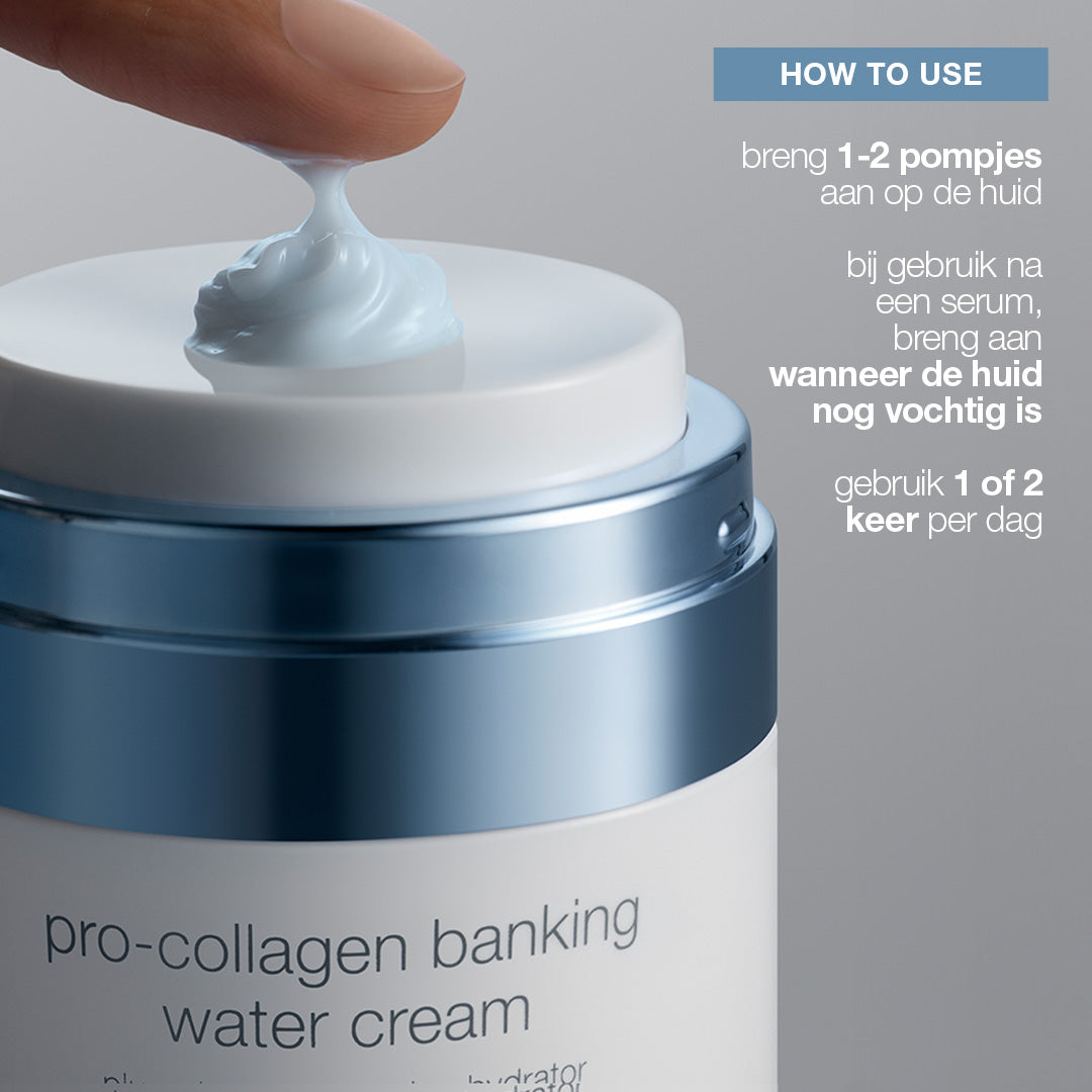pro-collagen banking water cream how to use