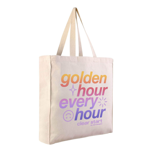 Clear_Start_Golden_Hour_Every_Hour_Tote