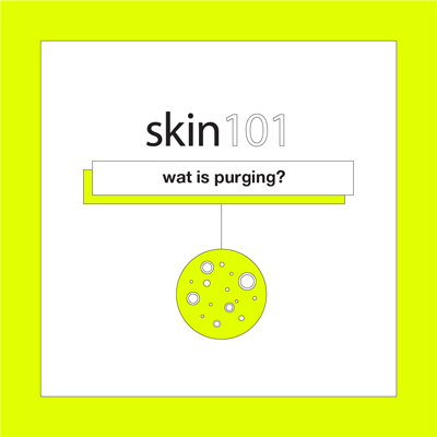 Skin 101: wat is purging?